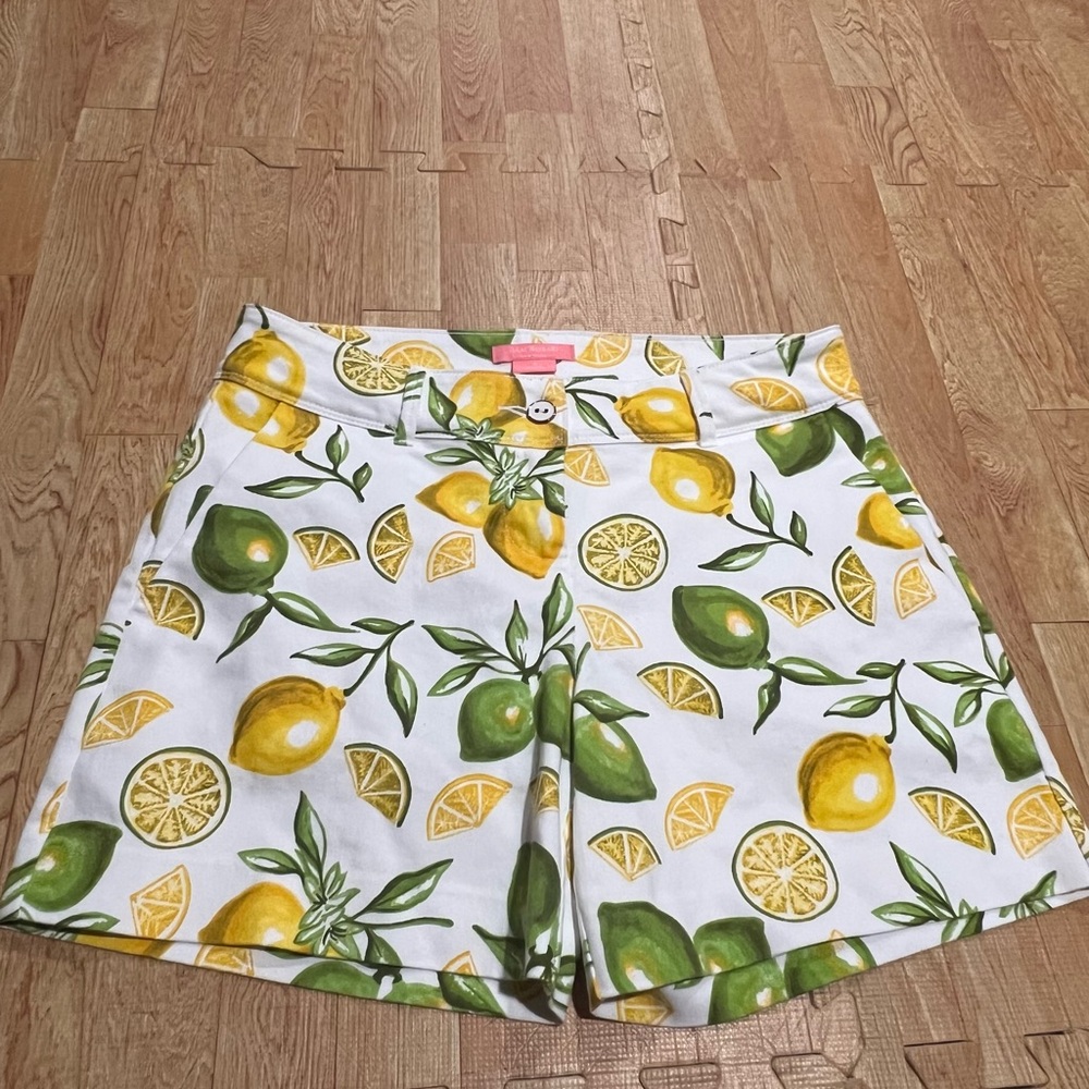Isaac Mizrahi Lemon & Lime Print Shorts | Summer Citrus | Fresh & Fun